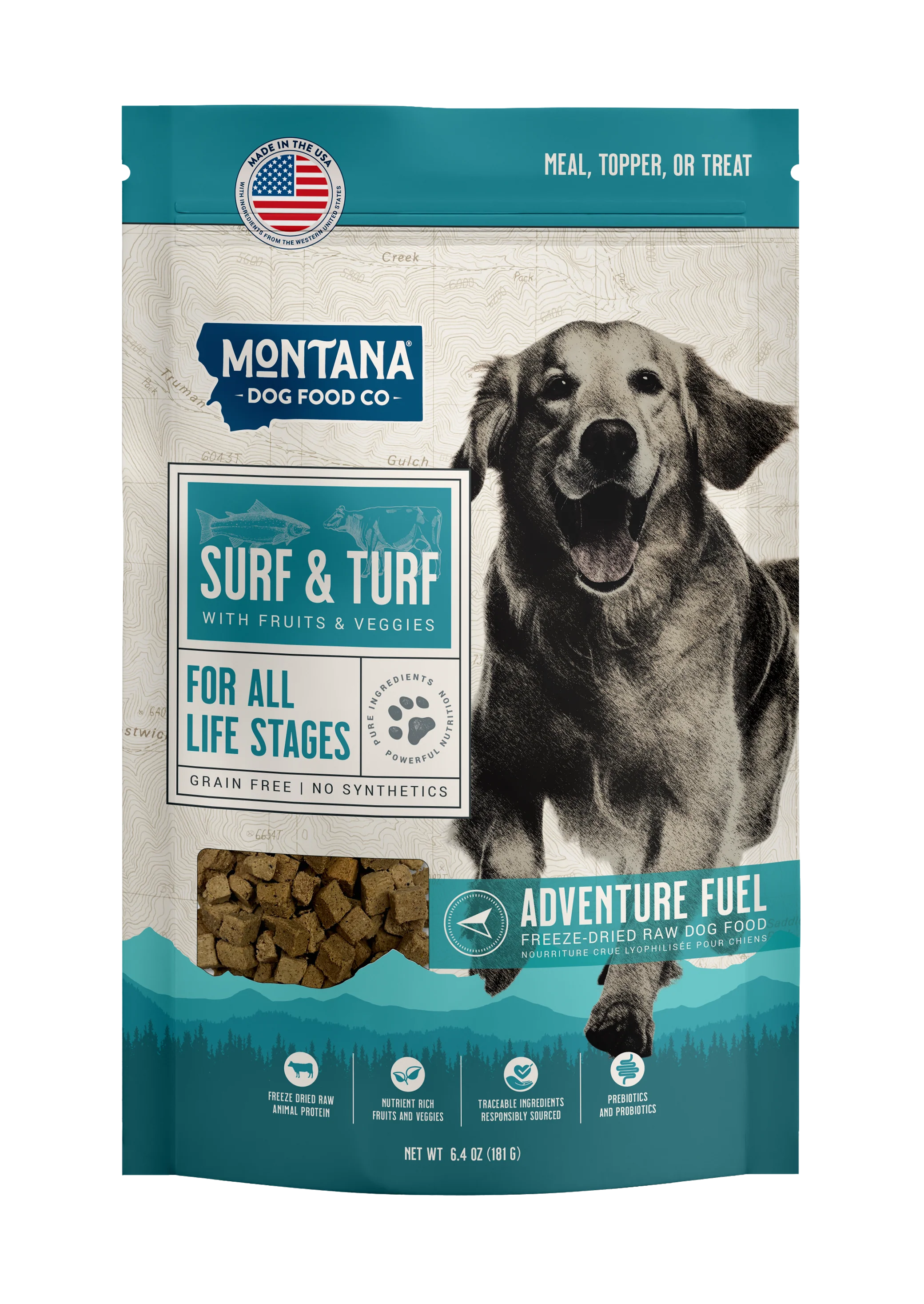 Montana Dog Food Co Grain-Free Surf & Turf Freeze-Dried Adventure Fuel Dog Food - Image 7