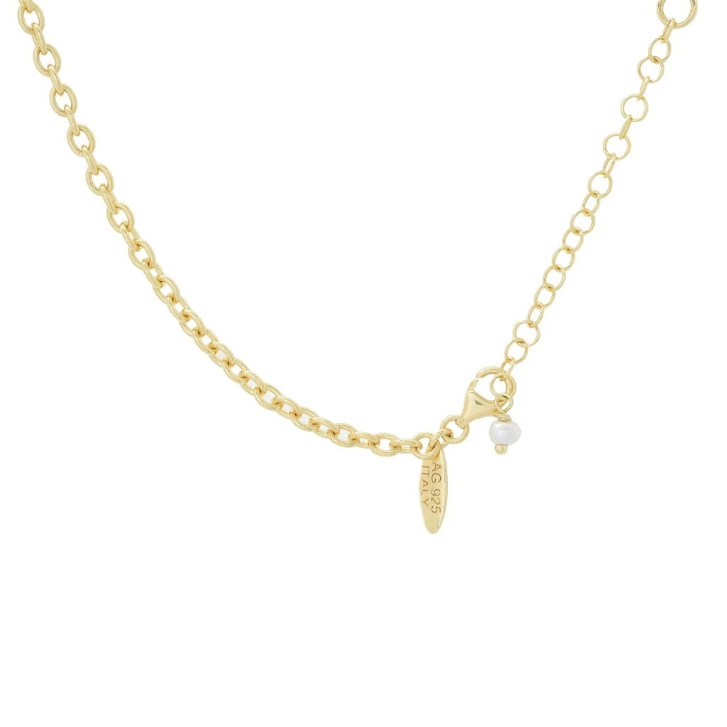 Graziella 23K Gold Plated Choice of Color Enamel Butterfly Pendant w/ Chain - Image 3