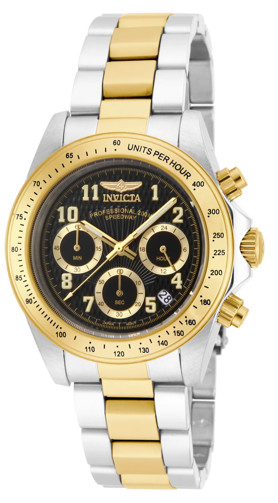 Invicta Men's 39mm Speedway Quartz Chronograph Two-Tone Bracelet Watch - Image 5