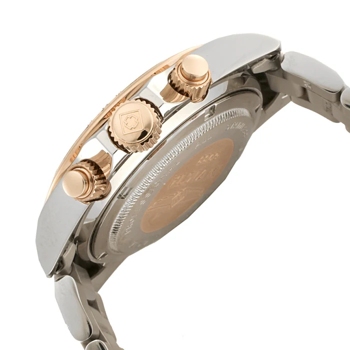 Invicta Men's 39mm Speedway Quartz Chronograph Two-Tone Rose & Silver Bracelet Watch - Image 4