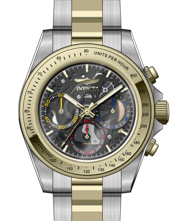 Invicta Men's 39mm Speedway Quartz Multi-Function Two-Tone Bracelet Watch - Image 2