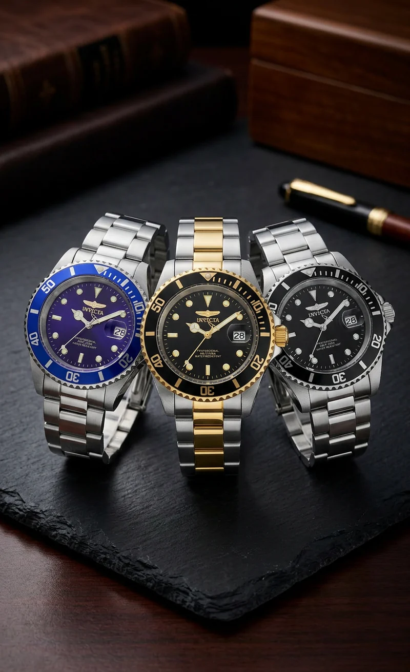 Invicta Men's 40mm Pro Diver Quartz Bracelet Watch - Image 8