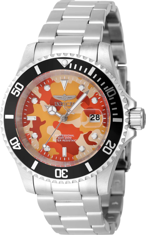 Invicta Men's 40mm Pro Diver Quartz Camouflage Bracelet Watch - Image 3