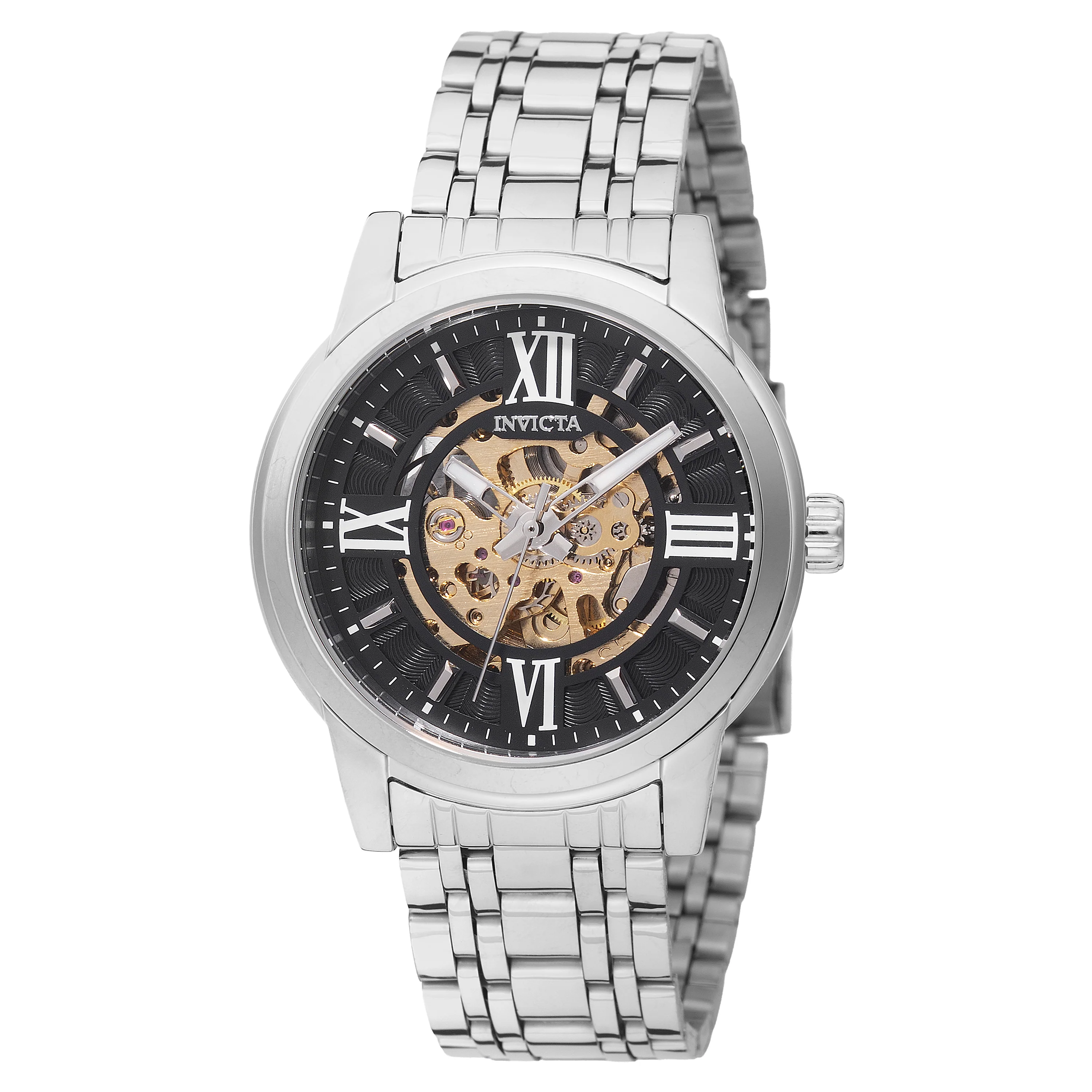 Invicta Men's 41mm Objet D'Art Automatic Skeletonized Dial Bracelet Watch - Image 3