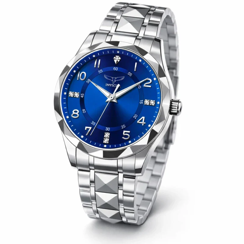 Invicta Men's 41mm Specialty "I by Invicta" Quartz Pyramid Link Bracelet Watch - Image 2