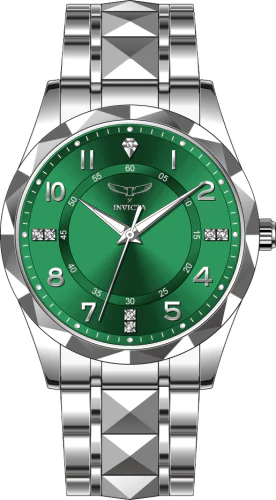 Invicta Men's 41mm Specialty "I by Invicta" Quartz Pyramid Link Bracelet Watch - Image 3