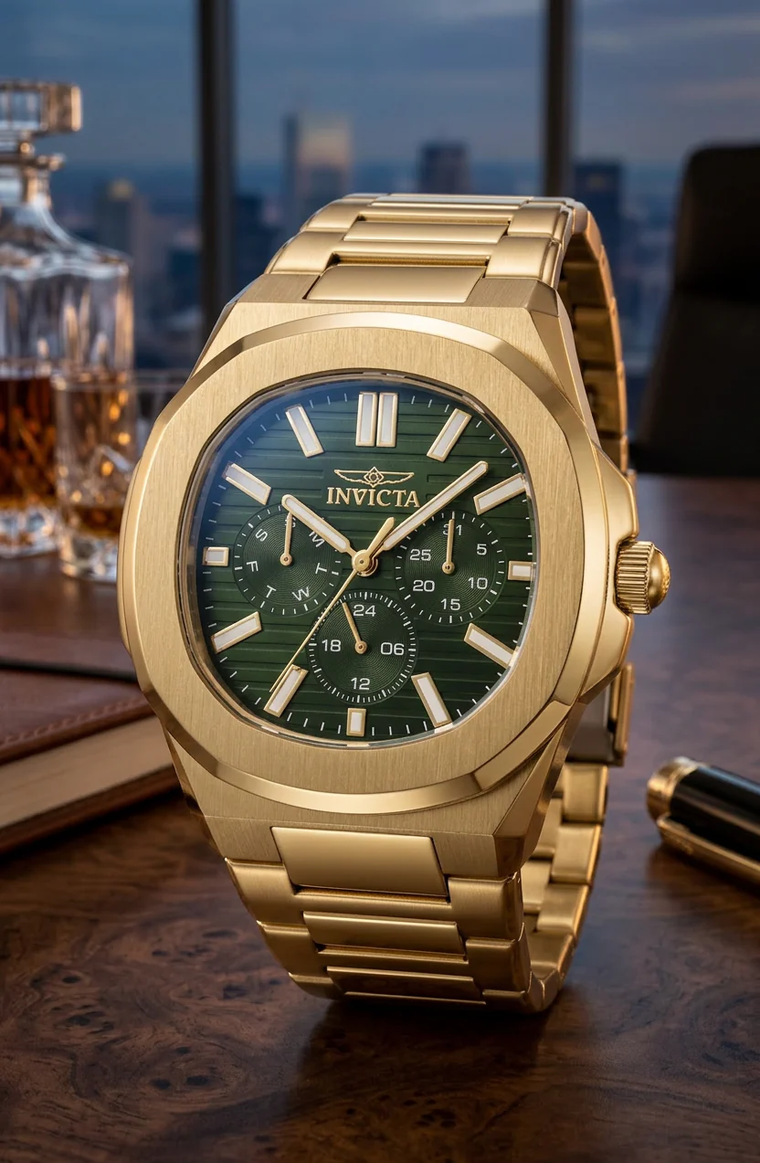 Invicta Men's 41mm Speedway Quartz Chronograph Bracelet Watch - Image 6