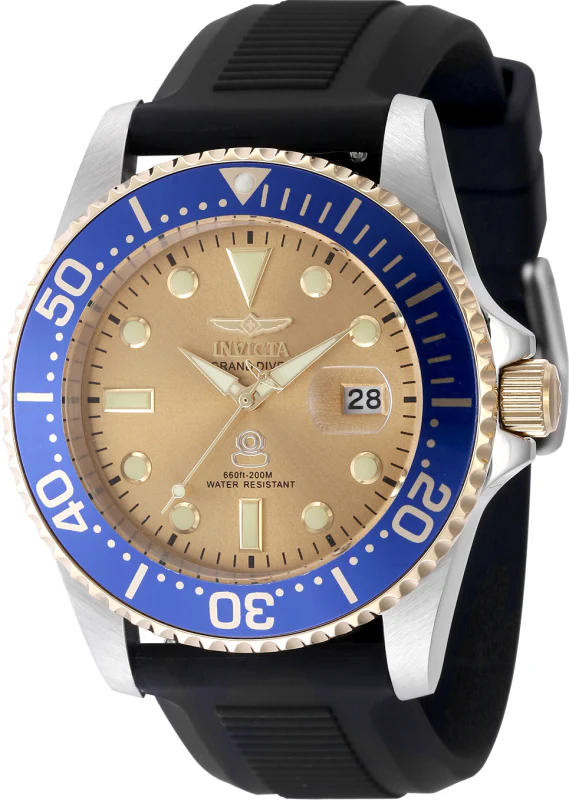 Invicta Men's 42mm Pro Diver Quartz Silicone Strap Watch - Image 3