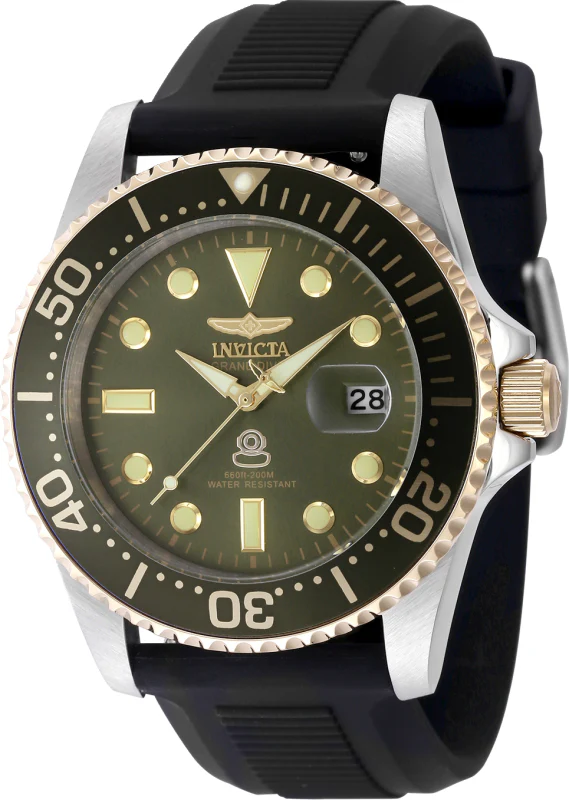 Invicta Men's 42mm Pro Diver Quartz Silicone Strap Watch - Image 4