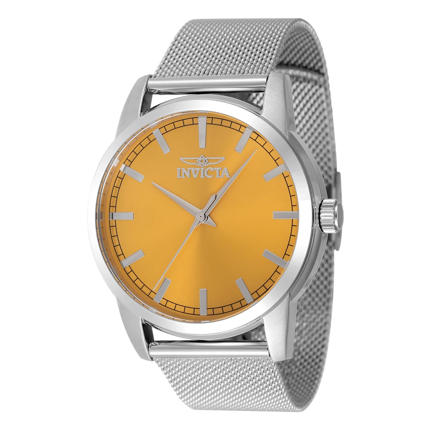Invicta Men's 43mm Celestial Quartz Colorful Dial Minimalist Mesh Bracelet Watch - Image 2