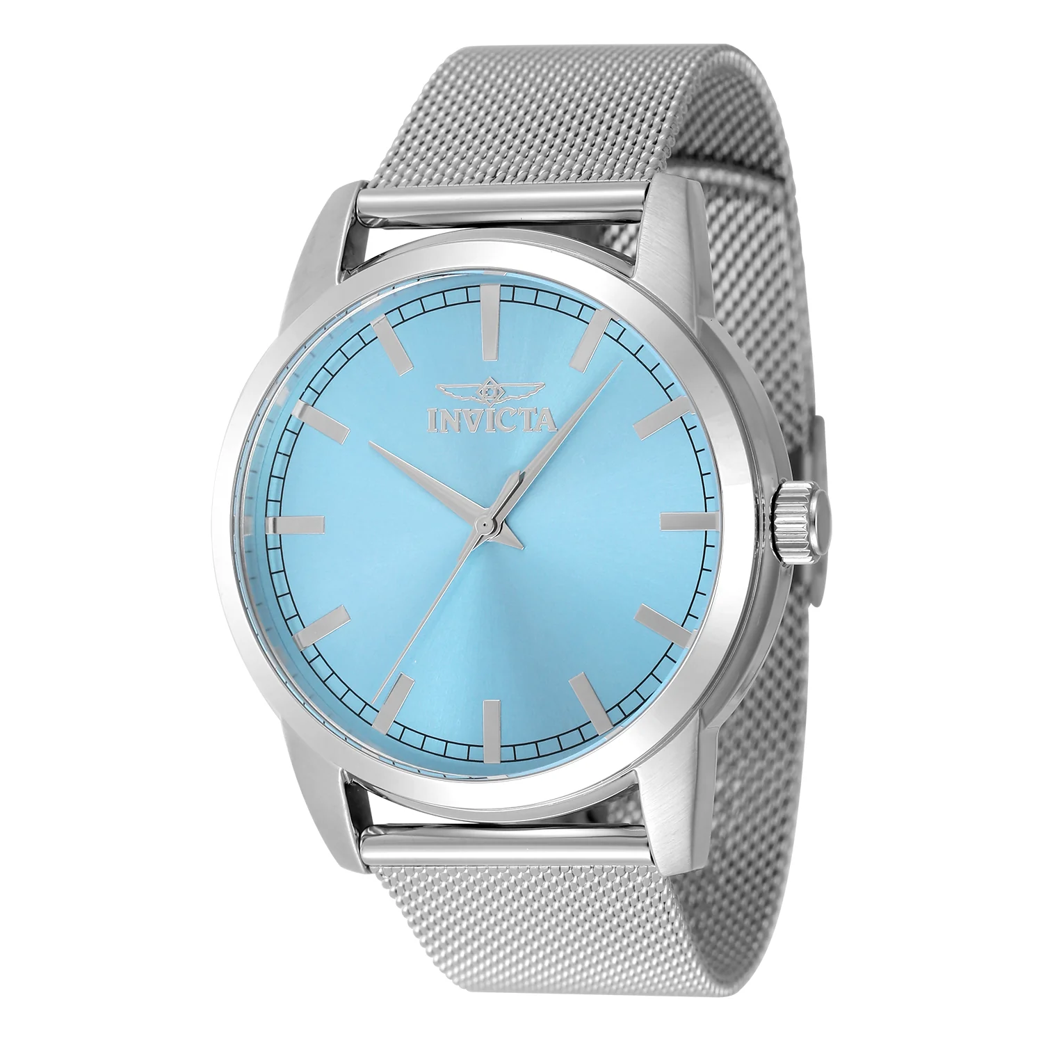 Invicta Men's 43mm Celestial Quartz Colorful Dial Minimalist Mesh Bracelet Watch - Image 4