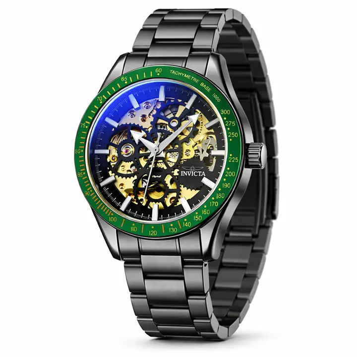 Invicta Men's 43mm Objet D'Art Automatic Skeletonized Dial Bracelet Watch - Image 3