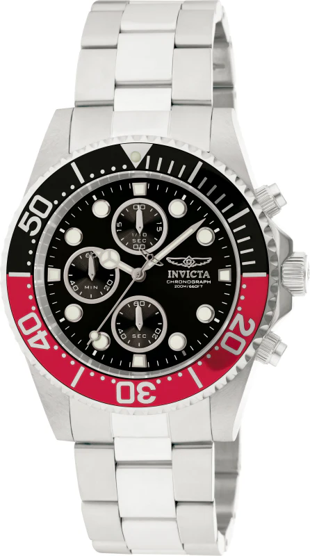 Invicta Men's 43mm Pro Diver Quartz Chronograph Bracelet Watch - Image 2
