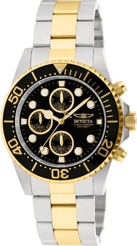 Invicta Men's 43mm Pro Diver Quartz Chronograph Bracelet Watch - Image 3