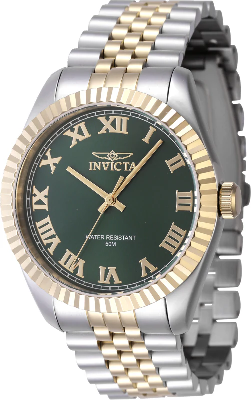 Invicta Men's 43mm Specialty Quartz Fluted Bezel Two-Tone Bracelet Watch - Image 3