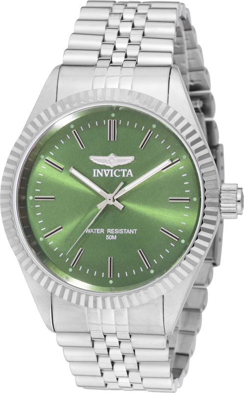 Invicta Men's 43mm Specialty Quartz Green Dial Bracelet Watch - Image 2