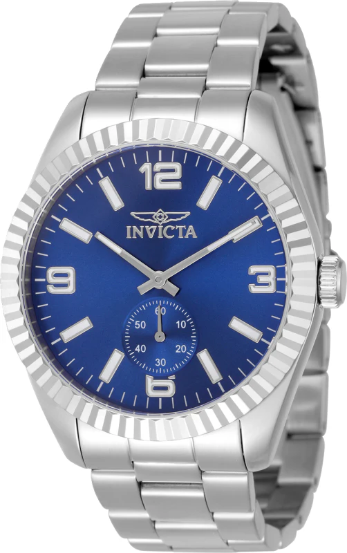 Invicta Men's 43mm Specialty Quartz Multifunction Silvertone Bracelet Watch - Image 2