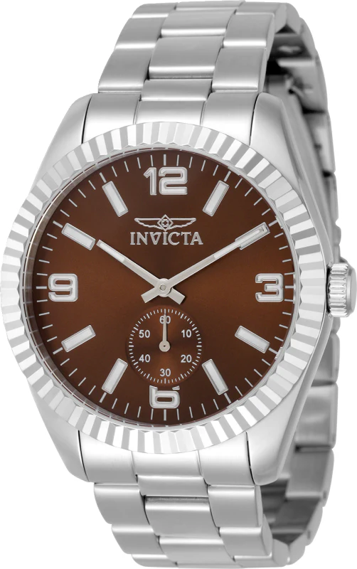 Invicta Men's 43mm Specialty Quartz Multifunction Silvertone Bracelet Watch - Image 3