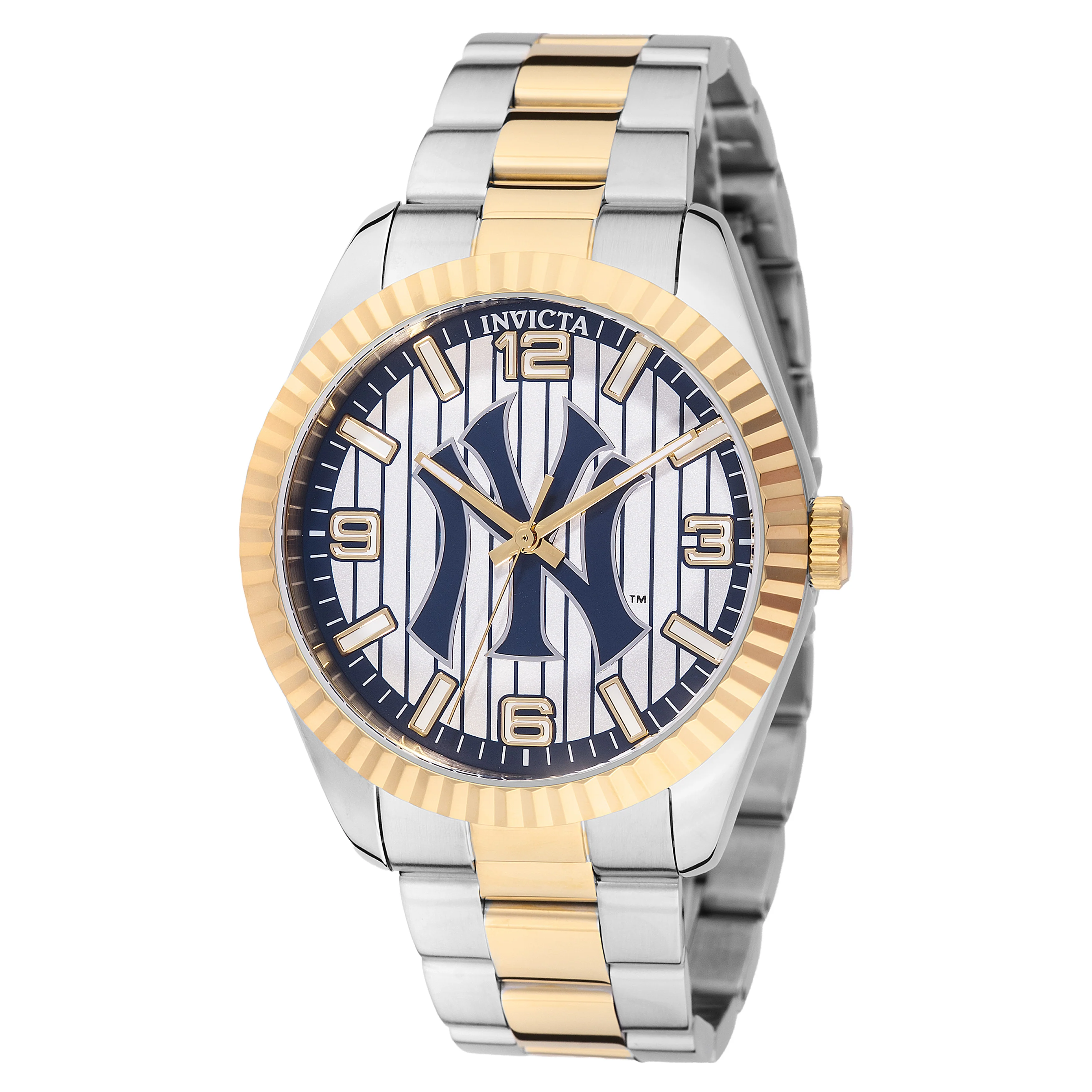 Invicta Men's 43mm Specialty Quartz New York Edition Fluted Bezel Bracelet Watch - Image 3