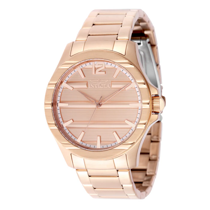 Invicta Men's 43mm Speedway Quartz Striped Dial Monochromatic Bracelet Watch - Image 2