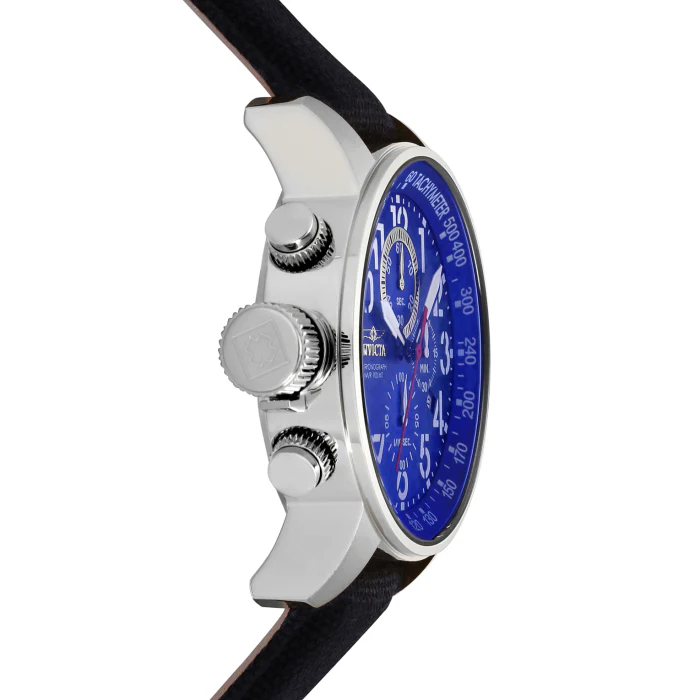 Invicta Men's 46mm I-Force Quartz Chronograph Black Canvas Strap Watch - Image 6