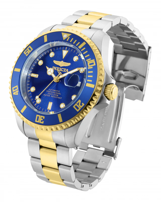 Invicta Men's 47mm Pro Diver Automatic Date Two-Tone Bracelet Watch - Image 4