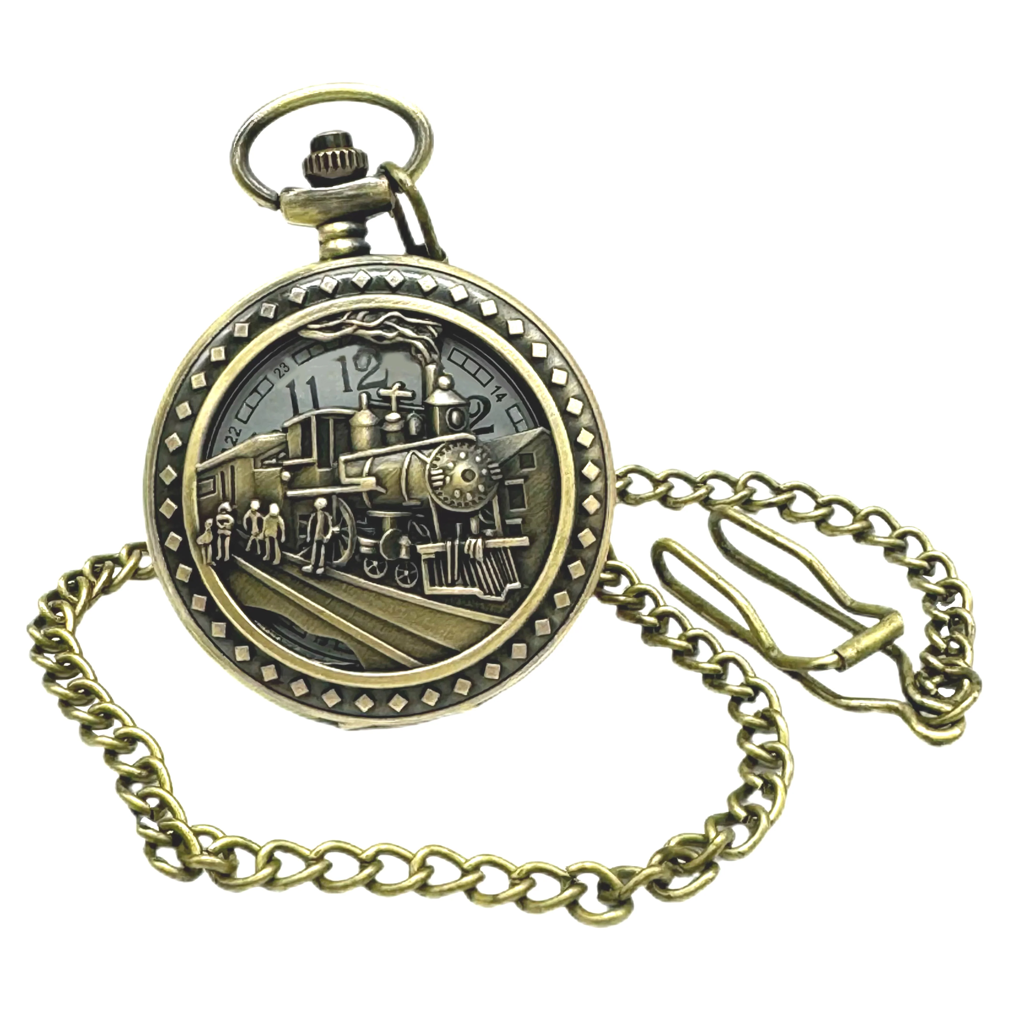 Invicta Men's 47mm Vintage Quartz Coppertone Pocket Watch - Image 5