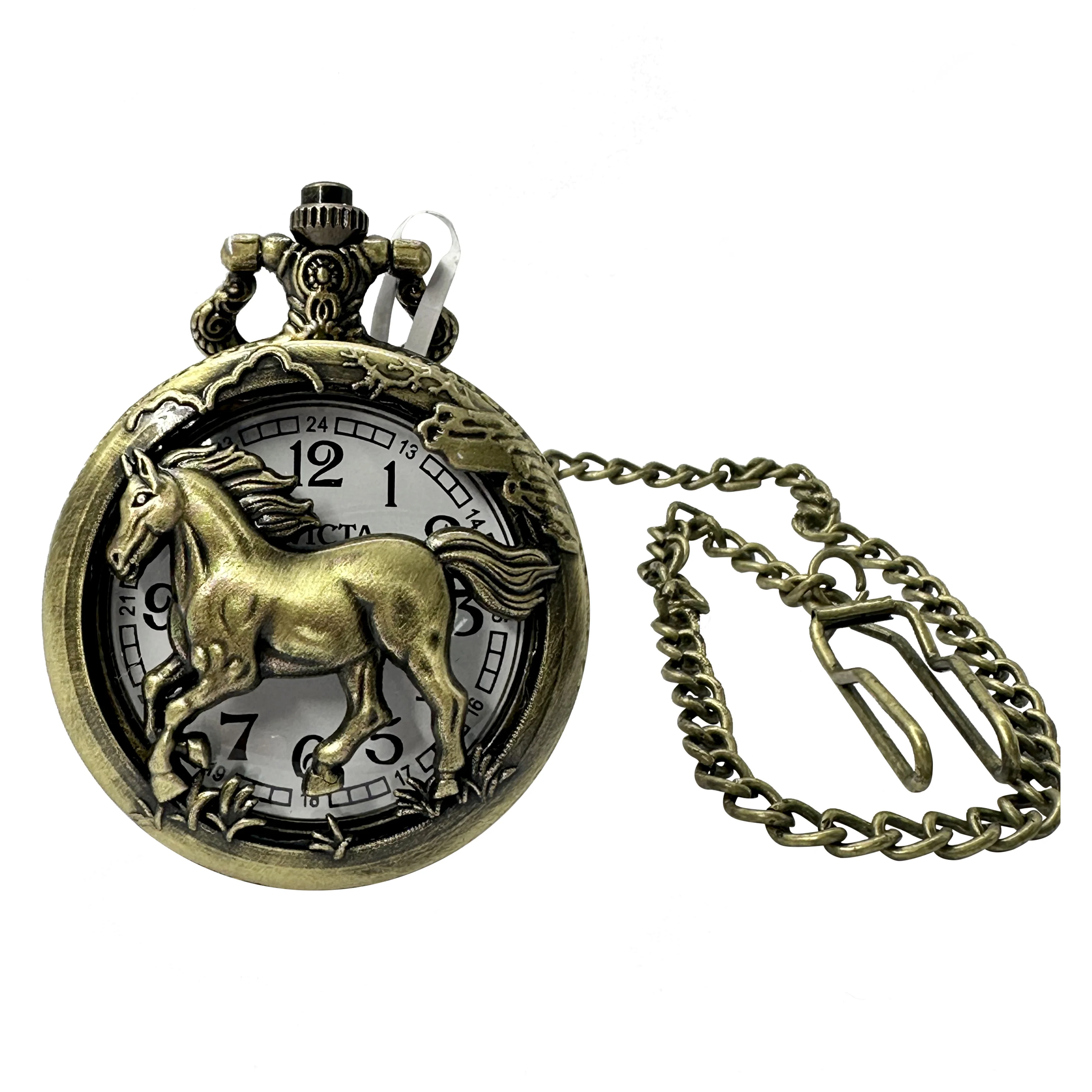 Invicta Men's 47mm Vintage Quartz Coppertone Pocket Watch - Image 6