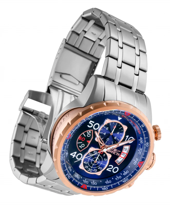 Invicta Men's 48mm Aviator Quartz Chronograph Tactical Dial Bracelet Watch - Image 2