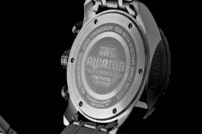 Invicta Men's 48mm Aviator Quartz Chronograph Tactical Dial Bracelet Watch - Image 7