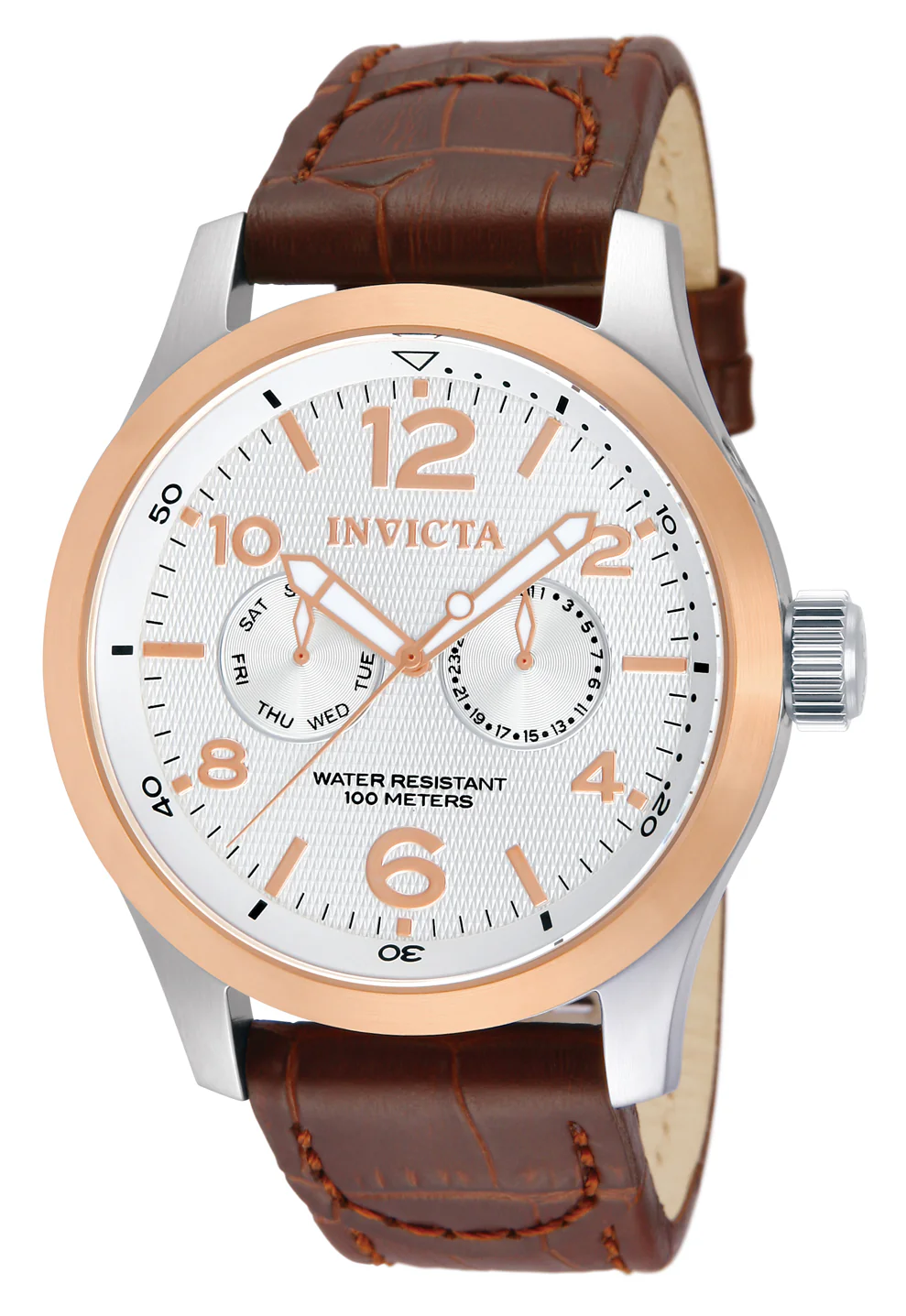 Invicta Men's 48mm I-Force Quartz Day & Date Leather Strap Watch - Image 5