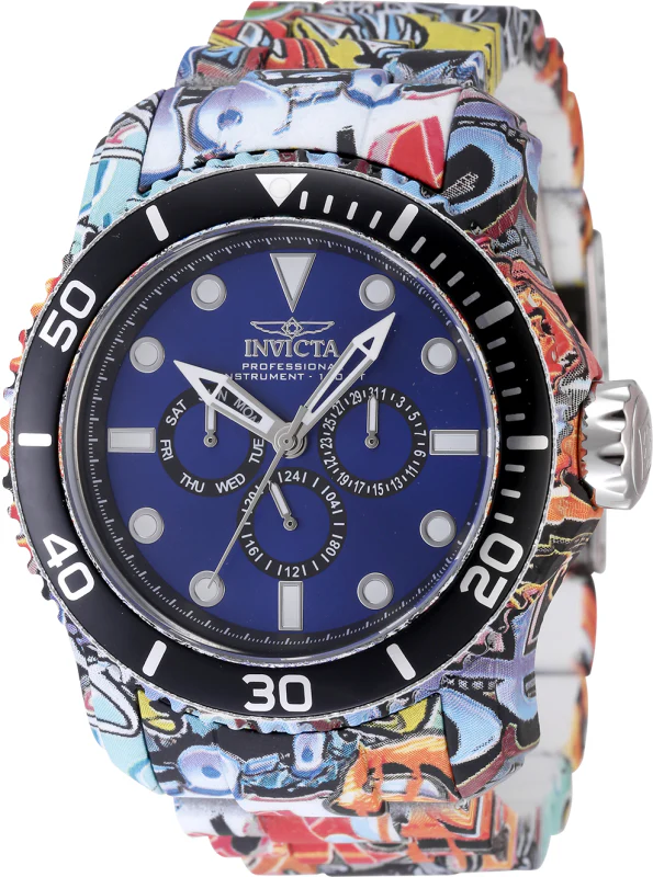 Invicta Men's 49mm Pro Diver Quartz Chronograph Bracelet Watch - Image 4