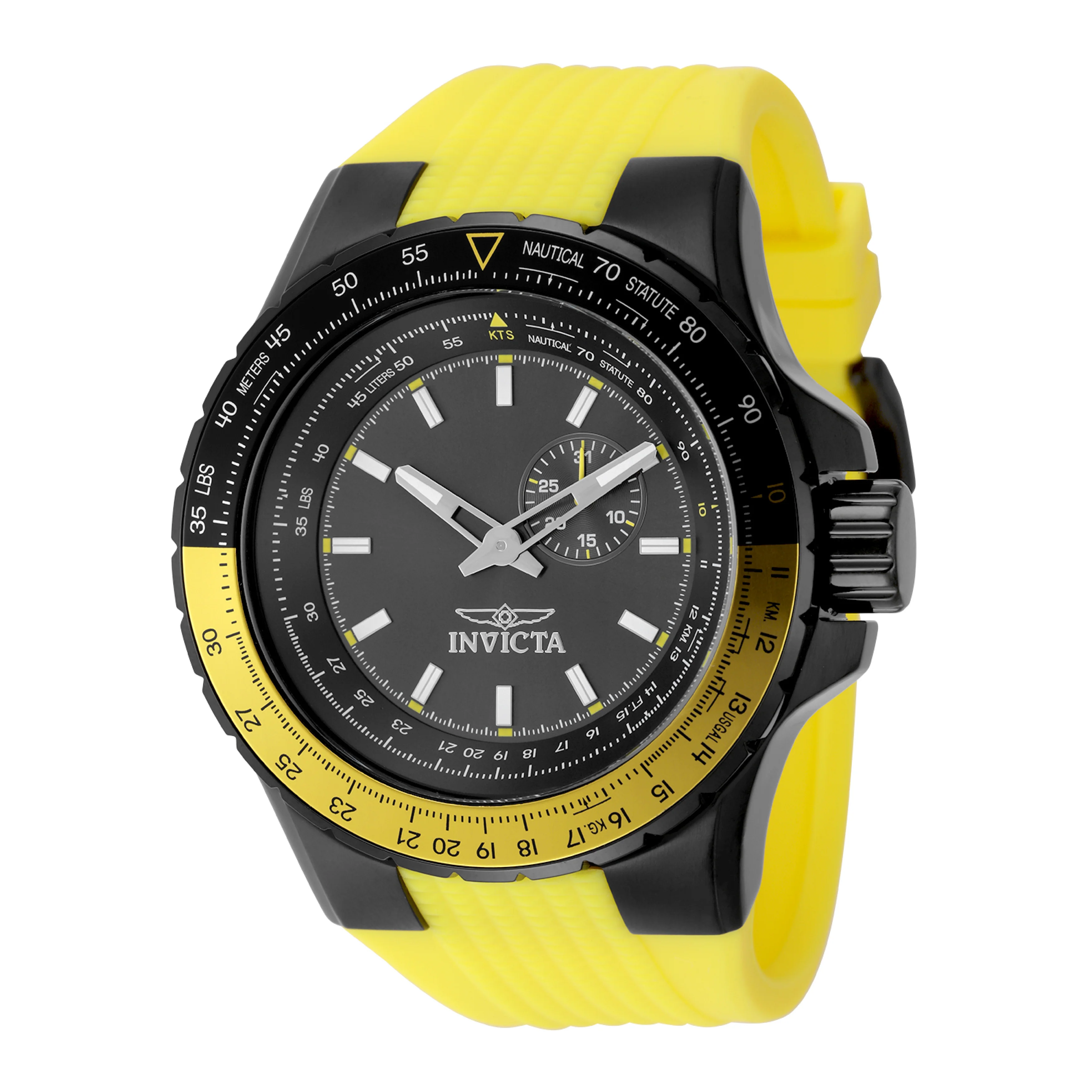Invicta Men's 50mm Aviator Quartz Strap Watch - Image 4