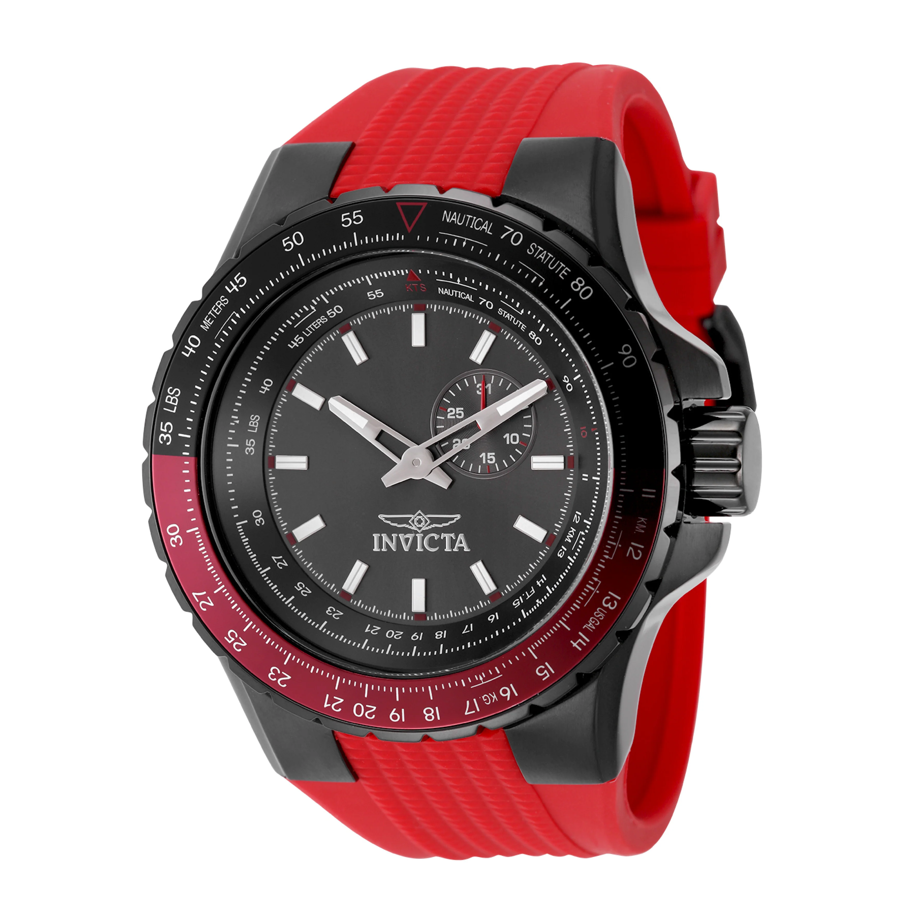 Invicta Men's 50mm Aviator Quartz Strap Watch - Image 5