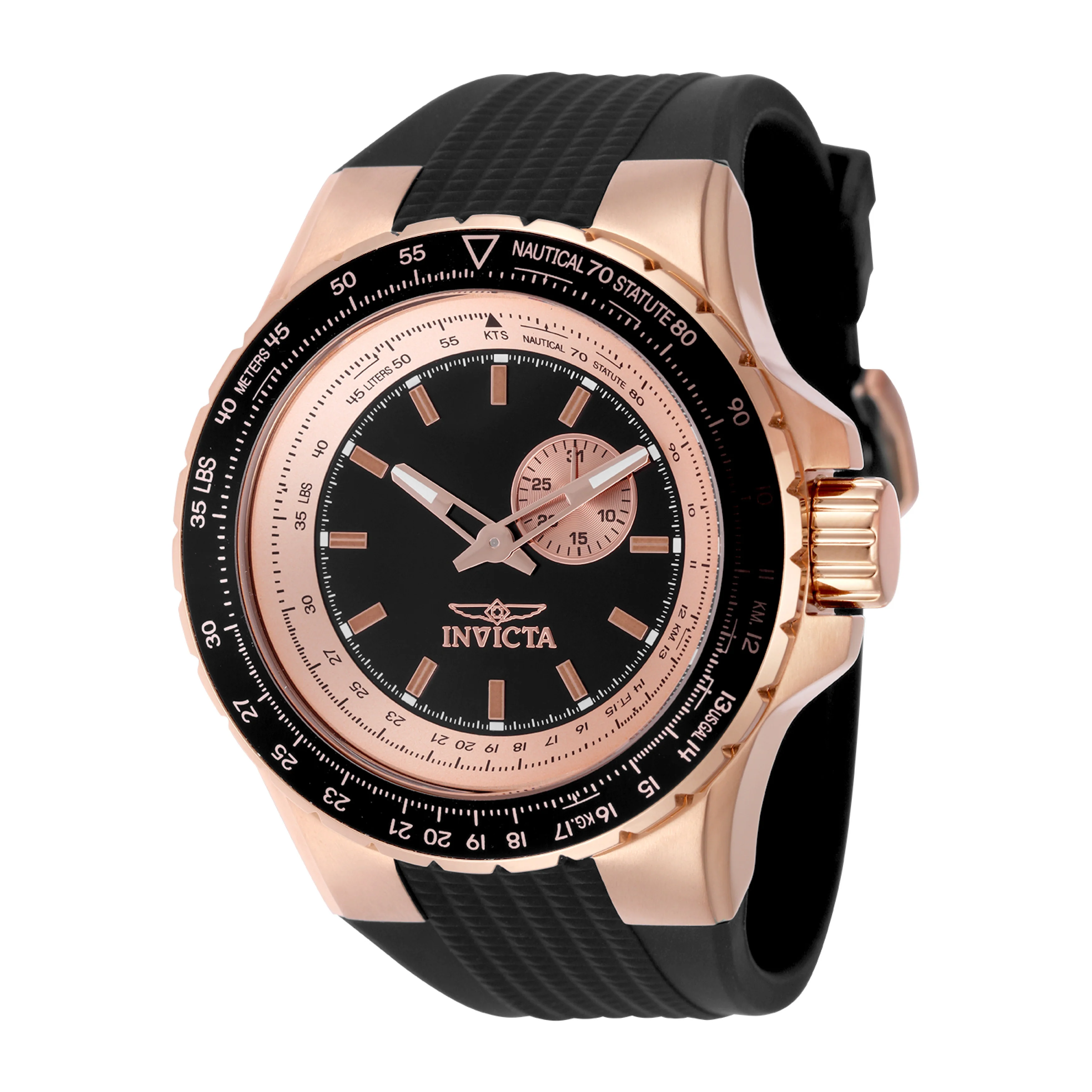 Invicta Men's 50mm Aviator Quartz Strap Watch - Image 6