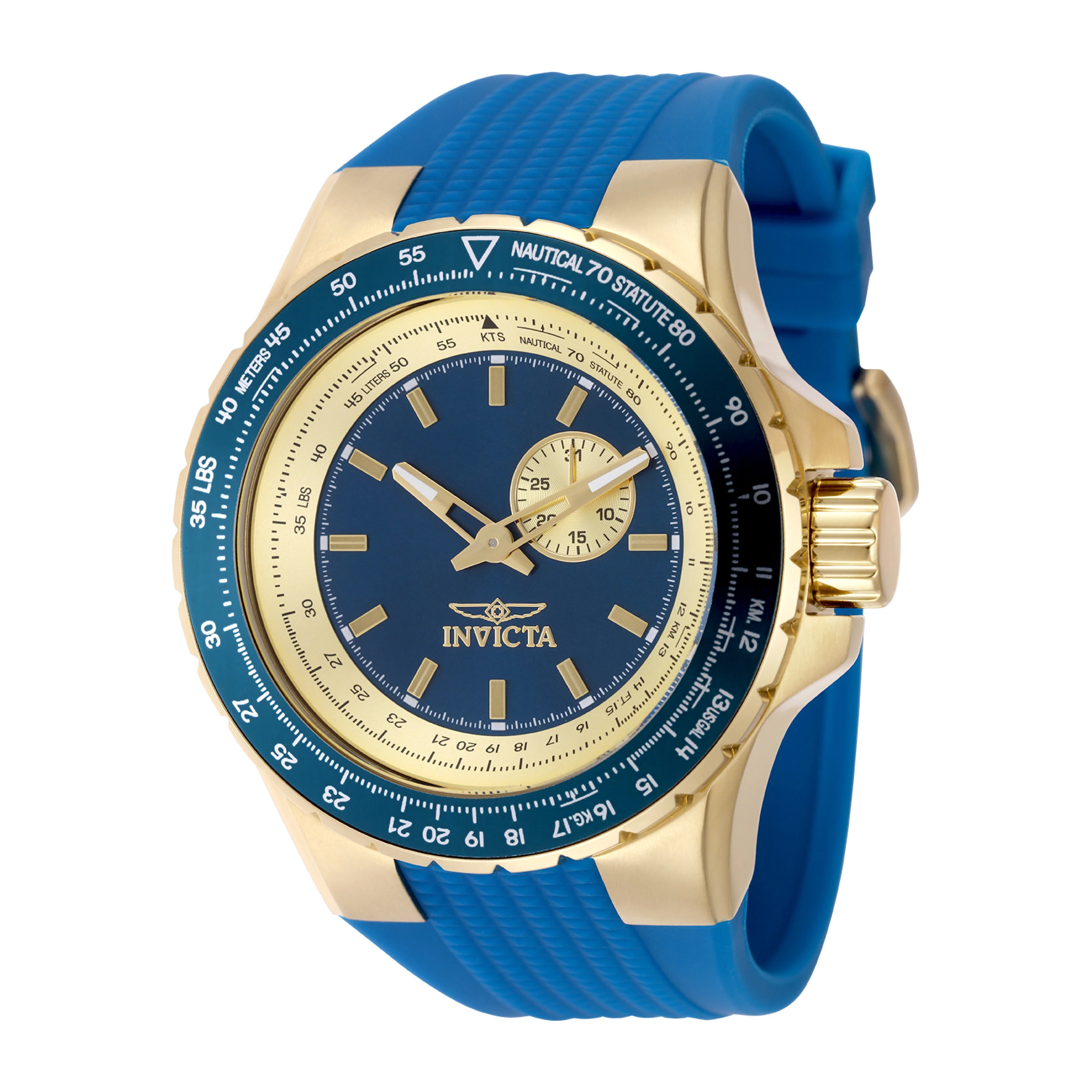 Invicta Men's 50mm Aviator Quartz Strap Watch - Image 7