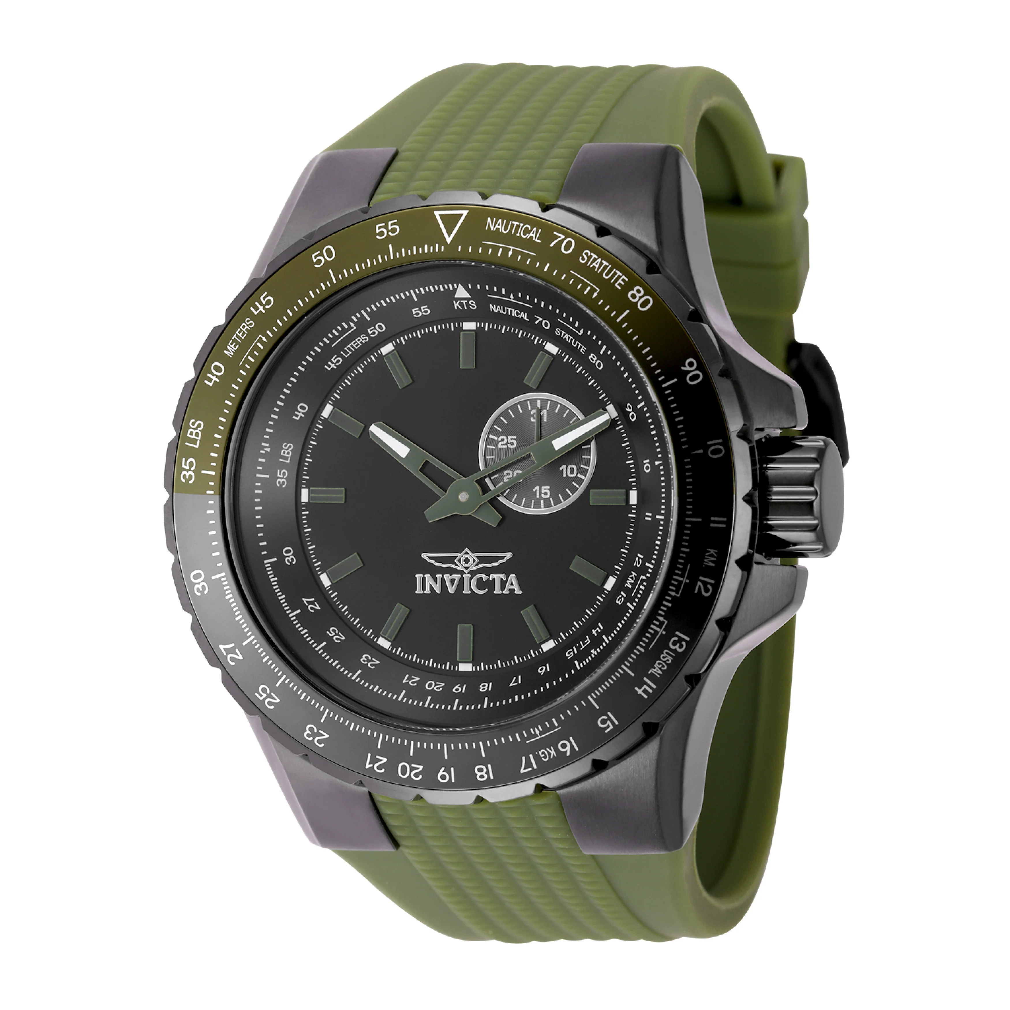 Invicta Men's 50mm Aviator Quartz Strap Watch - Image 8