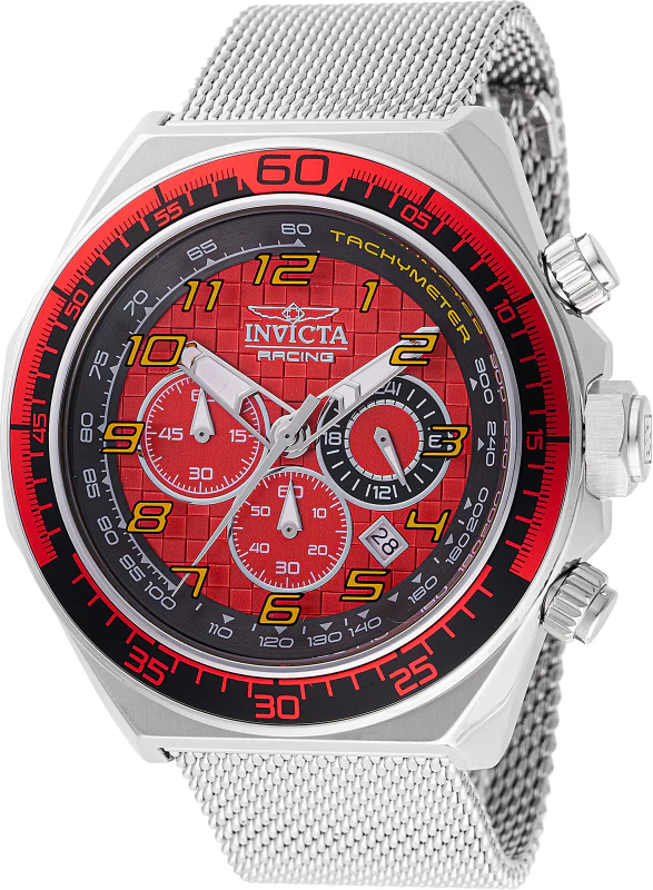Invicta Men's 50mm Invicta Racing Quartz Chronograph Mesh Bracelet Watch - Image 3