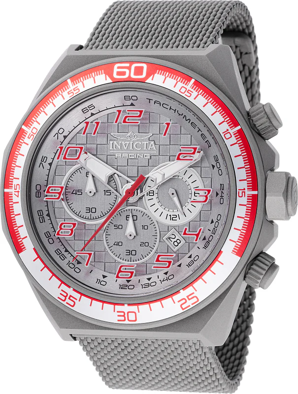 Invicta Men's 50mm Invicta Racing Quartz Chronograph Mesh Bracelet Watch - Image 5