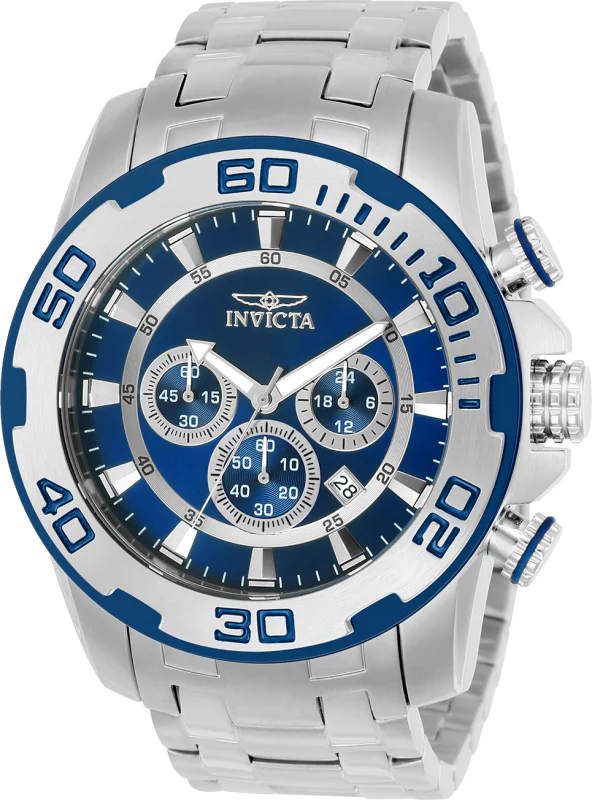 Invicta Men's 50mm Pro Diver Quartz Chronograph Bracelet Watch - Image 3