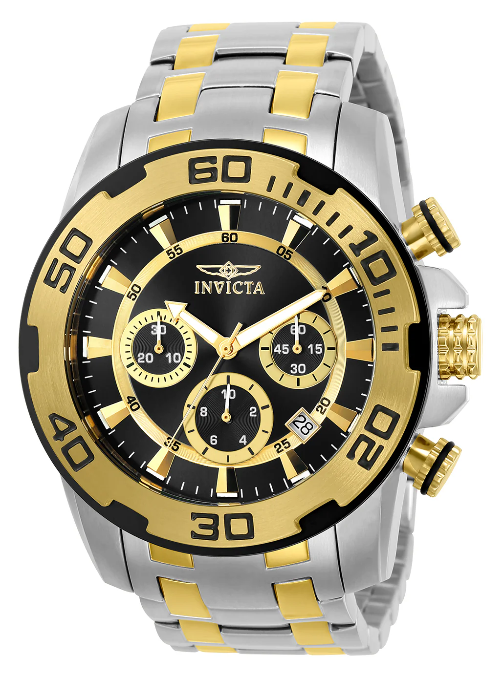 Invicta Men's 50mm Pro Diver Scuba Quartz Chronograph Bracelet Watch - Image 2
