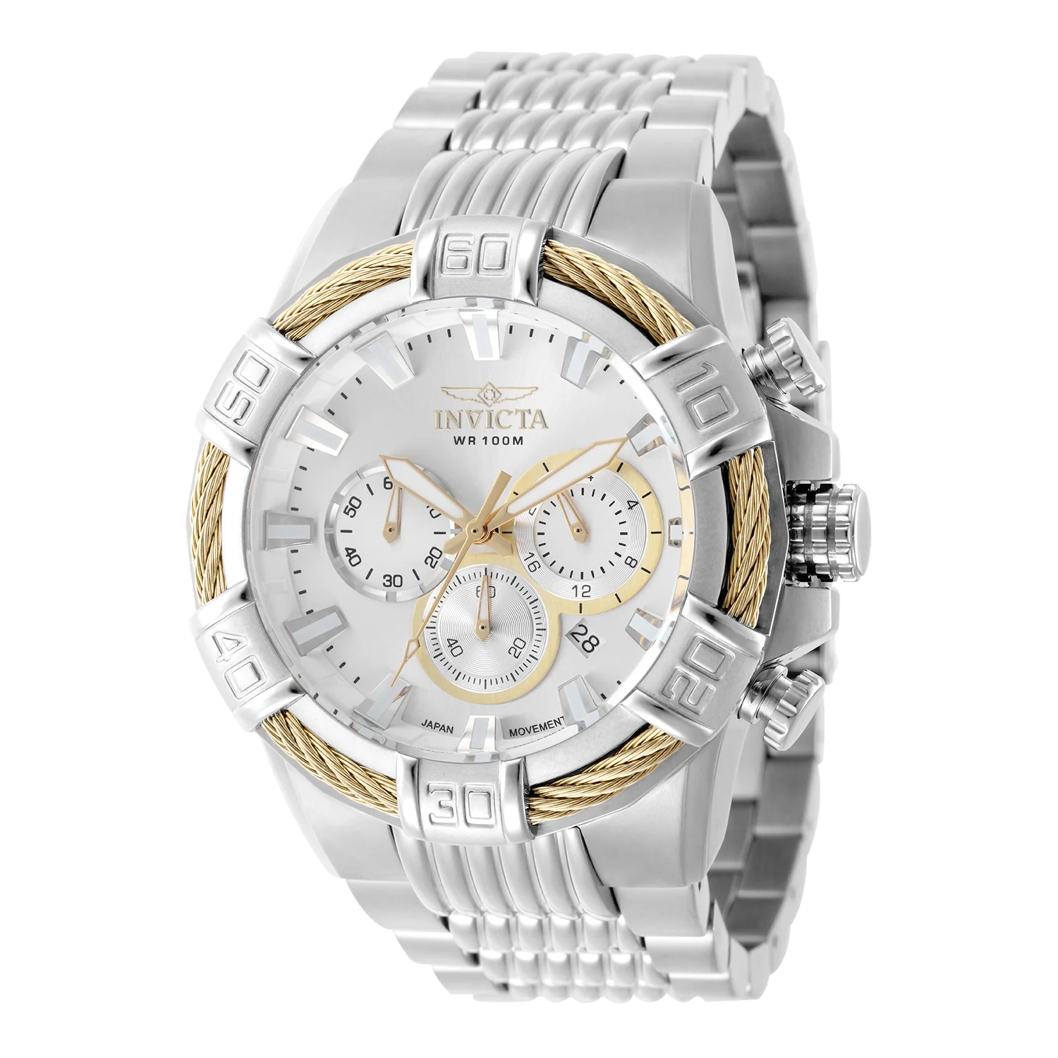 Invicta Men's 51mm Bolt Quartz Chronograph Bracelet Watch - Image 3