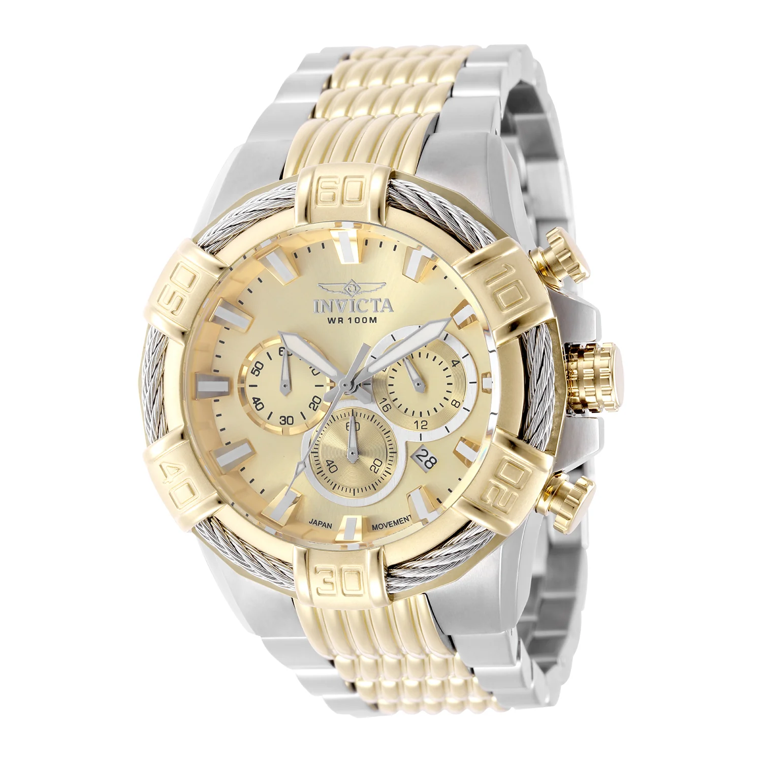 Invicta Men's 51mm Bolt Quartz Chronograph Bracelet Watch - Image 4