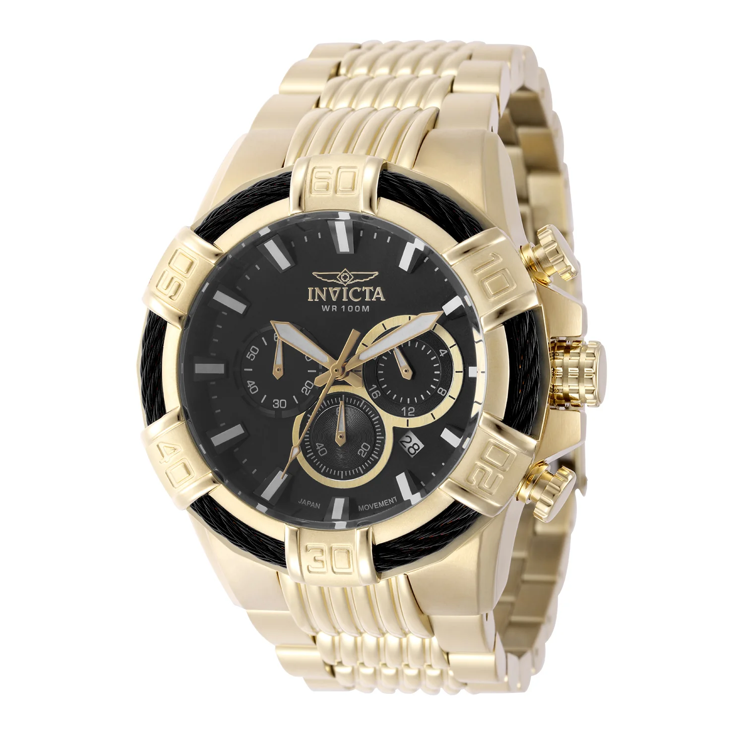 Invicta Men's 51mm Bolt Quartz Chronograph Bracelet Watch - Image 5