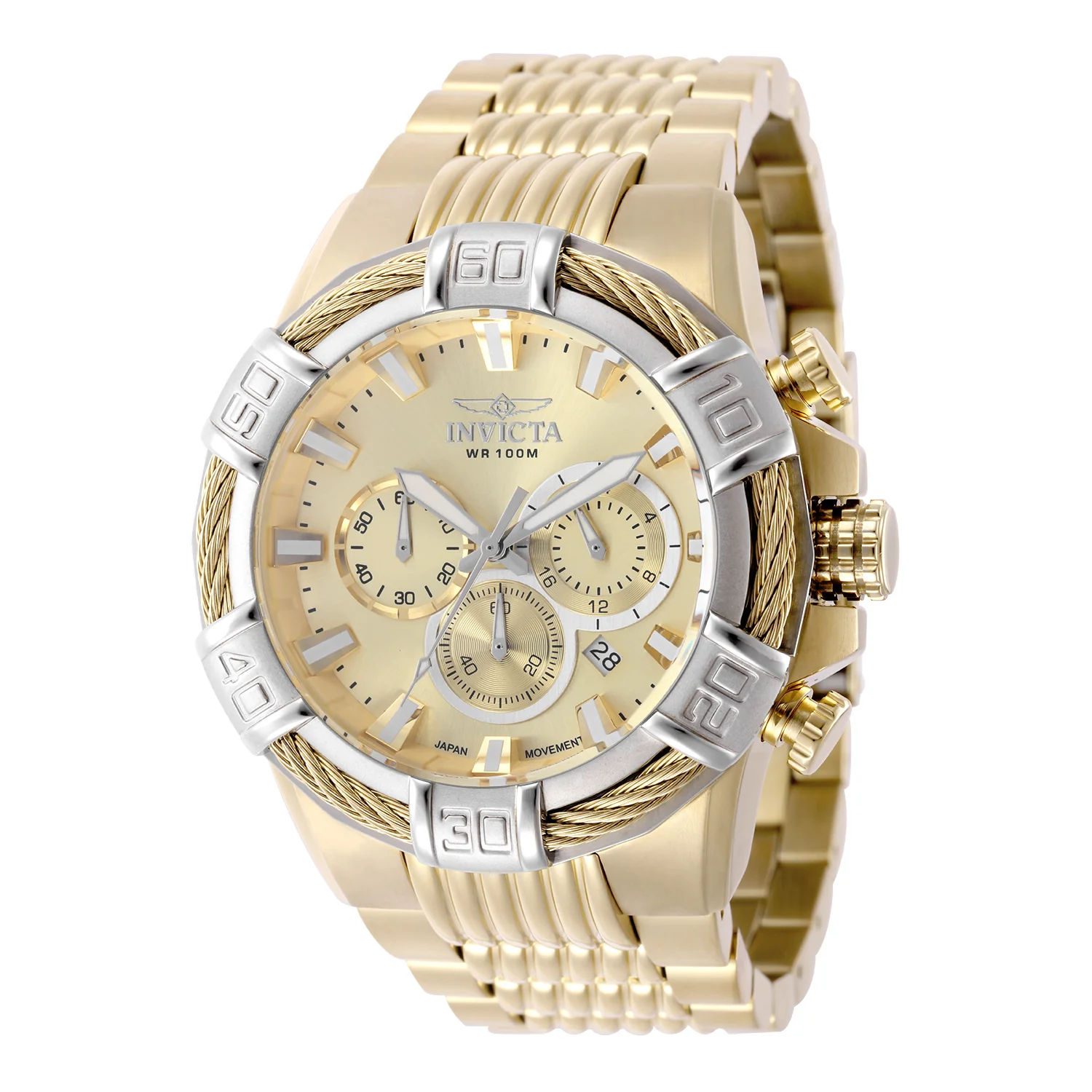 Invicta Men's 51mm Bolt Quartz Chronograph Bracelet Watch - Image 6