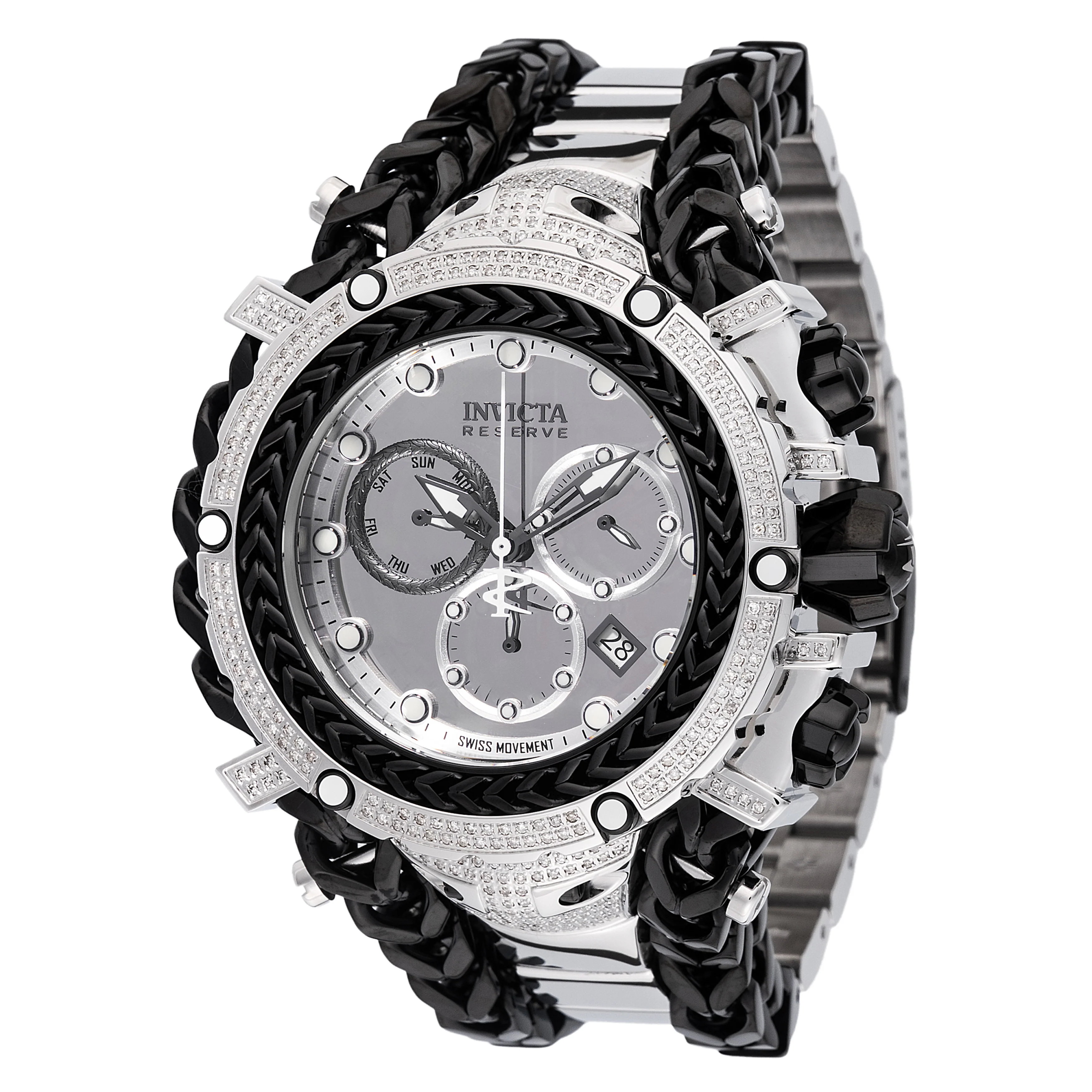 Invicta Men's 58mm Gladiator Quartz 1.74ctw Diamond Swiss Movement Watch - Image 3