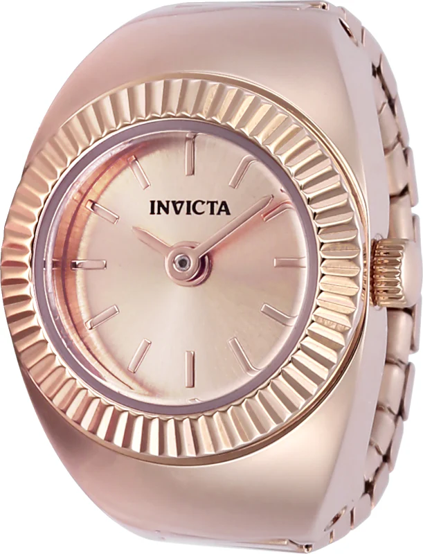 Invicta Women's 16mm Quartz Fluted Bezel Mini Ring Watch - Image 3