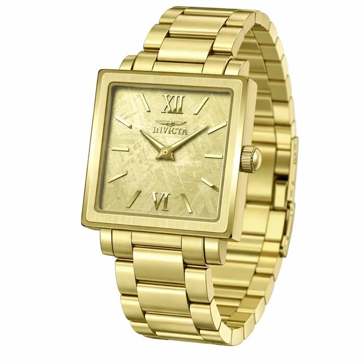 Invicta Women's 23mm Angel Quartz Square Brushed Dial Bracelet Watch - Image 2