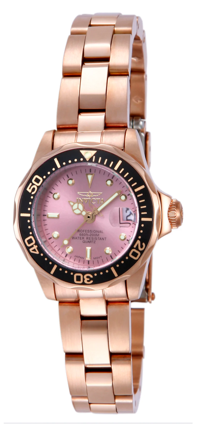 Invicta Women's 24mm Pro Diver Quartz Date Bracelet Watch - Image 8