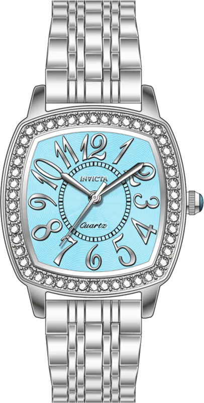Invicta Women's 31mm Wildflower Quartz Crystal Accented Rounded Square Bracelet Watch - Image 2